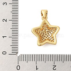 Ottone micro spianare pendenti zirconi&nbsp;X-KK-A228-03G