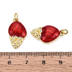 Pendentifs en laiton zircon cubique transparent&nbsp;KK-Q077-07G-01