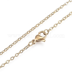 Colliers pendentifs en acier inoxydable 201 avec placage sous vide PVD&nbsp;LS-NJEW-H208-01G