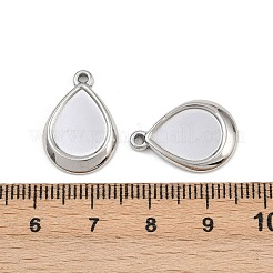Cabochon pendenti in acciaio inossidabile 304&nbsp;STAS-L303-31P