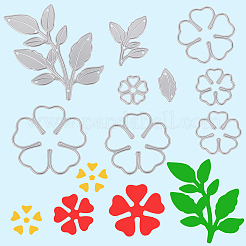 2 Stil Schmetterlings- und Blumen-Stanzschablonen&nbsp;DIY-CP0011-95
