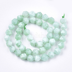 Natürliche myanmarische Jade / burmesische Jade-Perlenstränge&nbsp;G-T108-27B