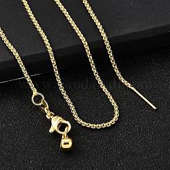 Collares deslizantes ajustables con cadena de caja de latón de 1.5 mm&nbsp;X-NJEW-M108-07G