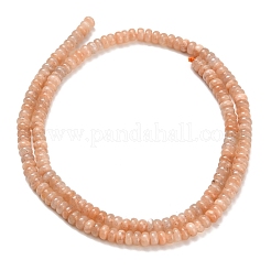 Natürliche sunstone Perlen Stränge&nbsp;G-Z110-B33-2x4mm