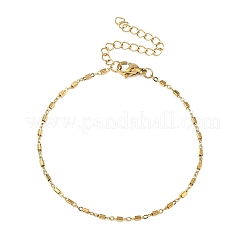 Bracelets à maillons cubiques en acier inoxydable 304 pour femmes&nbsp;BJEW-G790-04G