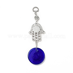 Hamsa Hand/Hand von Miriam Anhänger Dekorationen&nbsp;HJEW-H058-03