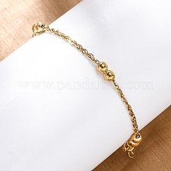 Bracelets à chaîne en acier inoxydable 304 pour femmes&nbsp;BJEW-C094-06G