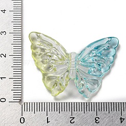 Zweifarbige transparente Acrylperlen&nbsp;X-OACR-E041-06D