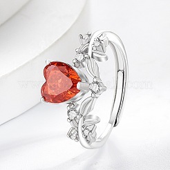 Messing-Fingerringe mit Pavé-Zirkonia&nbsp;WGABDC4-01