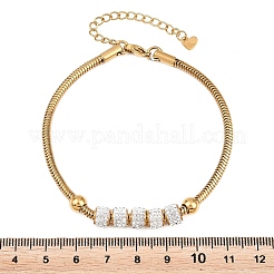 Braccialetti con perline di strass in argilla polimerica&nbsp;SA-D001-06G