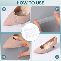 12 Paar transparente TPU-Schnürsenkel in 3 Stilen für hochhackige Schuhe&nbsp;FIND-CP0001-96