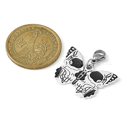 Legierungs-Emaille-Anhängerdekorationen&nbsp;HJEW-JM01148