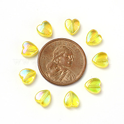 100pcs umweltfreundliche transparente Acrylperlen&nbsp;TACR-YW0001-07E