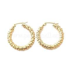 201 orecchini a cerchio in acciaio inossidabile&nbsp;EJEW-Q026-05G