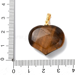 Pendentifs en œil de tigre naturel&nbsp;G-B188-02G-07