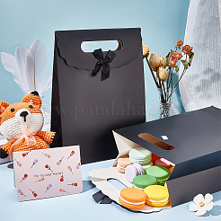 Rechteckige Geschenktüten aus Papier&nbsp;CARB-WH0017-14B-05
