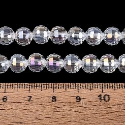 Chapelets de perles en verre transparente  &nbsp;GLAA-Q107-02A-01