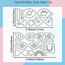 Saint Patrick's Day Stanzschablonen aus Kohlenstoffstahl&nbsp;DIY-WH0309-1579