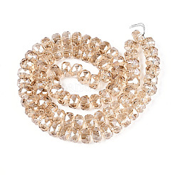 Chapelets de perles en verre électroplaqué&nbsp;EGLA-T021-20K