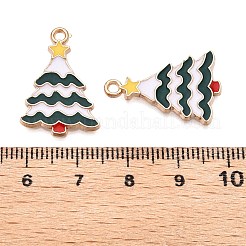 Natale in lega tema ciondoli smaltati&nbsp;X-ENAM-T020-10I
