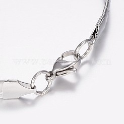 Bracelets à chaîne en acier inoxydable 304 résistant au ternissement&nbsp;BJEW-I238-07P