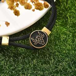 Mehrreihige Armbänder aus Nylonkordeln mit Sternbild&nbsp;BJEW-U016-01A-04