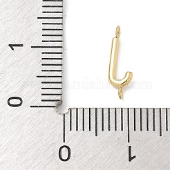 Breloques de connecteur de lettre en acier inoxydable 304&nbsp;STAS-M108-01G-10