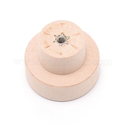 Boutons de tiroir en bois naturel non teint&nbsp;AJEW-WH0129-93