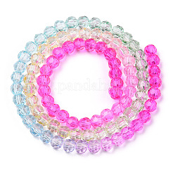 Chapelets de perles en verre transparente  &nbsp;GLAA-E036-07R