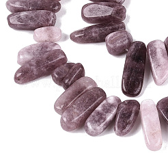 Brins de perles de quartz naturel teint&nbsp;G-Q606-24A-06