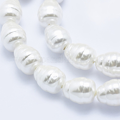 Galvanisieren Sie Muschelperlen-Perlenstränge&nbsp;BSHE-G009-A-02