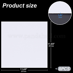 Tablero cuadrado de espuma de pvc&nbsp;AJEW-WH0348-588
