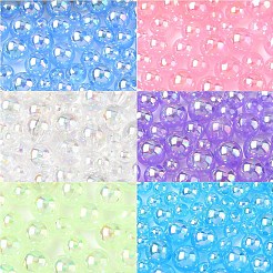 150pcs 3 styles de perles acryliques transparentes&nbsp;MACR-YW0003-96A