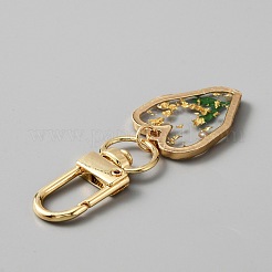 Decoraciones colgantes de resina epoxi&nbsp;KEYC-WH0027-91D
