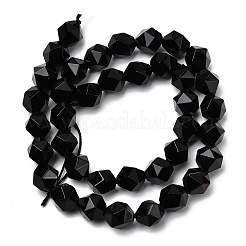 Fili di perline di onice nero naturale&nbsp;G-Z119-A04-03