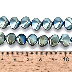 Hebras de cuentas de hematites no magnéticas sintéticas galvanizadas&nbsp;G-T139-64D