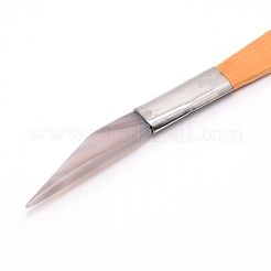 Poliermesser aus natürlichem Achat&nbsp;TOOL-WH0121-95