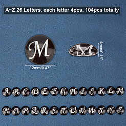 Cabochons di vetro&nbsp;GLAA-WH0022-63