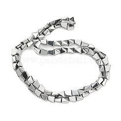 Fili di perline di vetro placcato pieno placcato&nbsp;EGLA-G037-06A-FP01