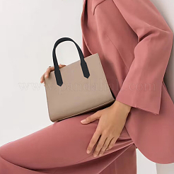 Cuir synthétique pu cousu sur les sangles du sac&nbsp;FIND-WH0110-495A