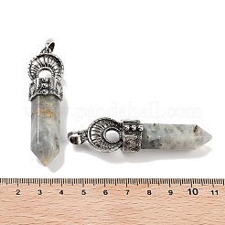 Natürlicher Labradorit spitze große Anhänger&nbsp;G-Q163-02AS-07