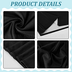 Elastische elegante Stuhlhussenschärpen aus Polyestersatin&nbsp;AJEW-WH0678-86B