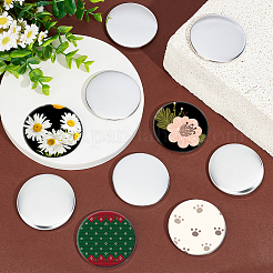 Flache runde Rohlinge für Abzeichenknöpfe&nbsp;DIY-WH0430-387B