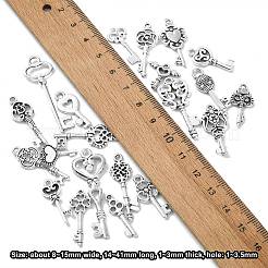 Set di pendenti in lega stile tibetano da 100 pezzo&nbsp;TIBEP-CJ0003-19