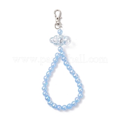 5 ciondolo decorativo con perline rotonde e nuvola in acrilico di 5 colori&nbsp;HJEW-JM03879