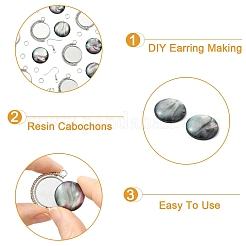 DIY baumeln Ohrring machen Kits&nbsp;FIND-YW0012-84