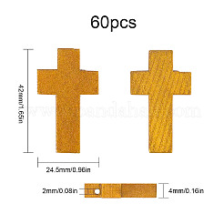60 pendentif en bois d'érable.&nbsp;WOOD-SC0001-37