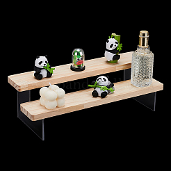 2-stufiger Acryl-Modellspielzeughalter zum Aufstellen als Display&nbsp;ODIS-WH0025-205A