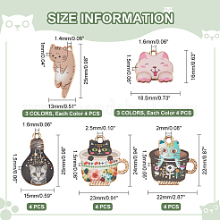 36pcs 9 pendentifs en alliage de style&nbsp;FIND-NB0003-27