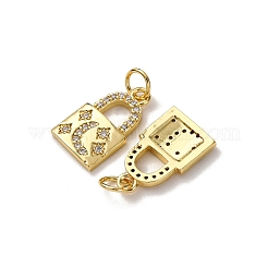 Pendentifs en laiton zircon cubique transparent&nbsp;KK-A270-03G-G